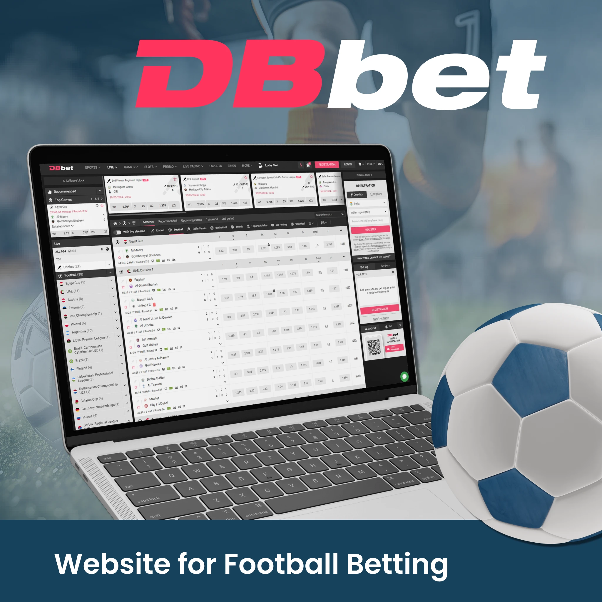 Dbbet is a platform that real soccer fans will appreciate thanks to favorable odds on all championships. 